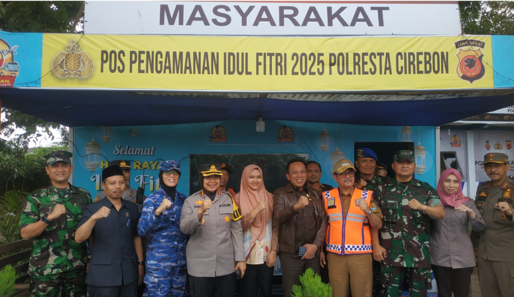 Bupati dan Ketua DPRD Cirebon Pantau Arus Mudik, Pastikan Pos Pam Siaga 100 Persen