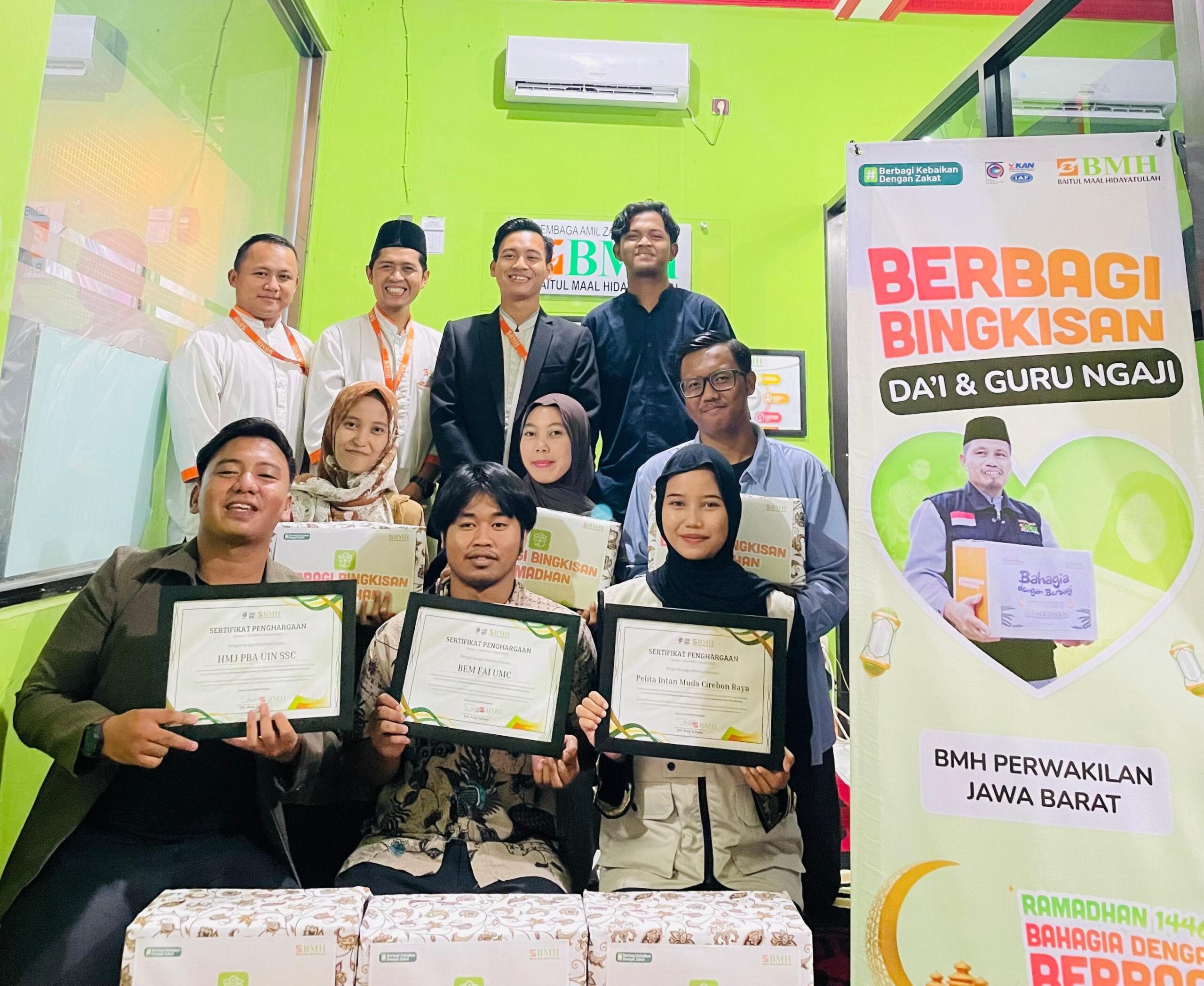 Pelita Intan Muda Cirebon Raya Kolaborasi Bersama Lembaga Amil Zakat Baitul Maal Hidayatullah