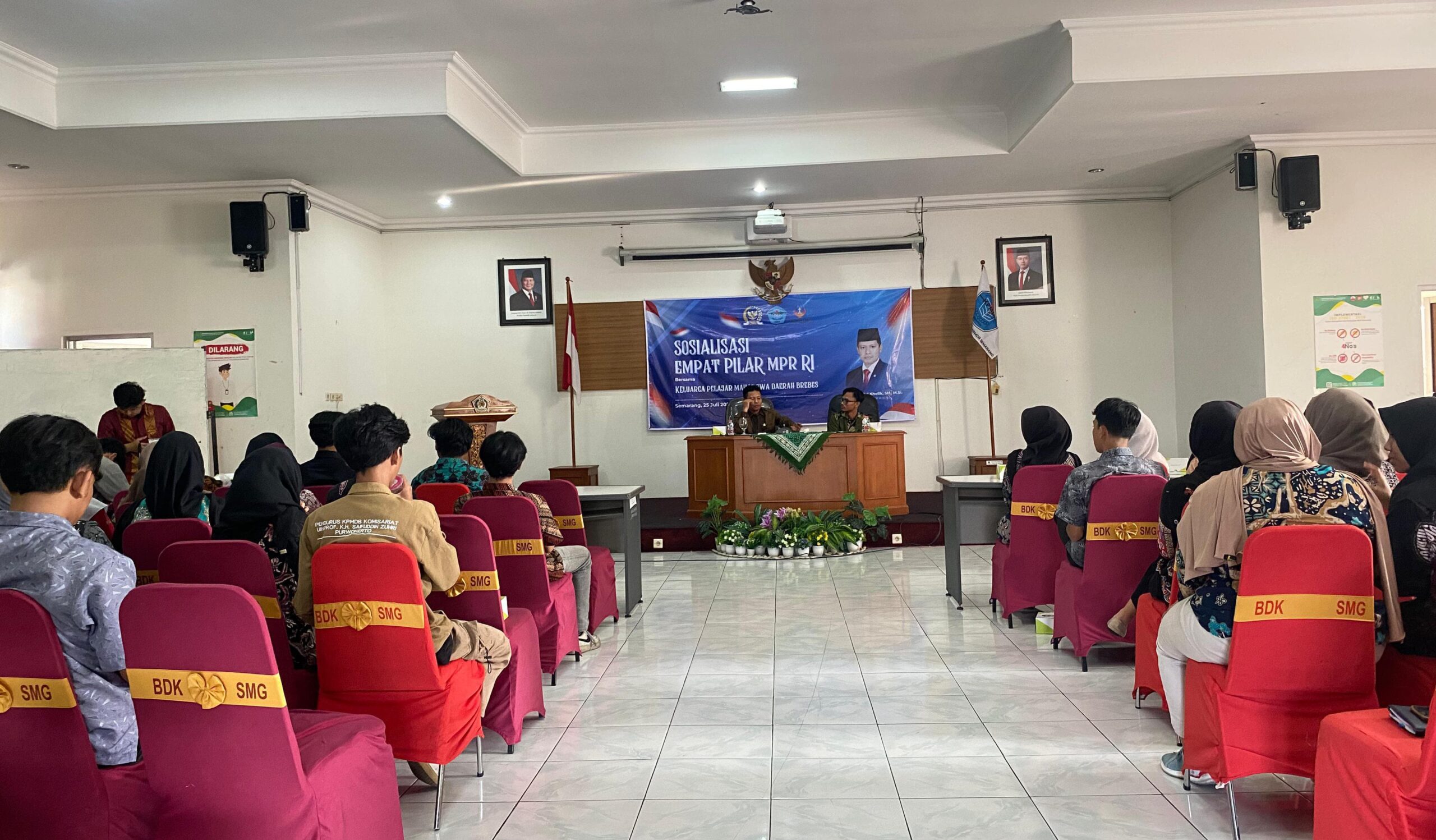 Sosialisasi Empat Pilar MPR RI Warnai Agenda Strategis Rakornas Keluarga Mahasiswa Brebes